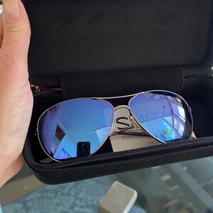 SMITH Blue Aviator Sunglasses